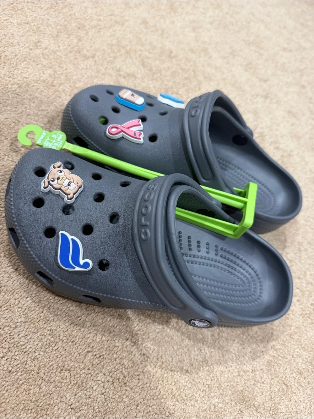 Never Worn Gray Crocs